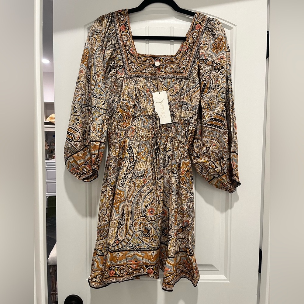 Cleobella, new with tags Olive mini dress, size xs